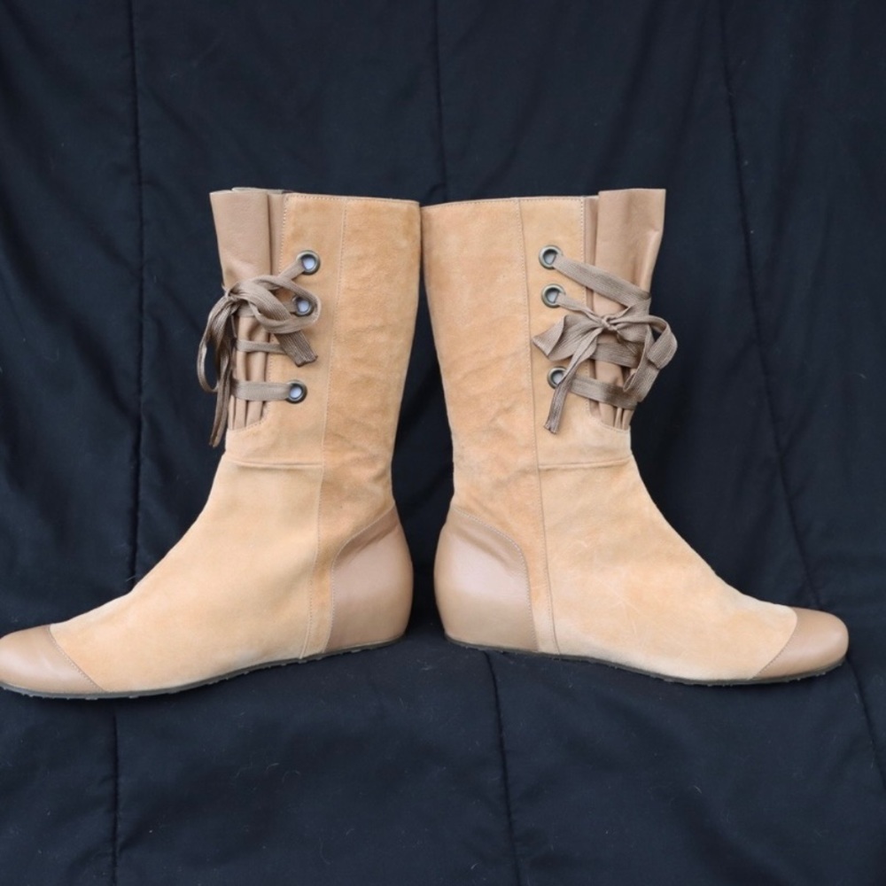New Peter Kent Italian Suede Boots size EU 39.5 - Picture 12 of 13